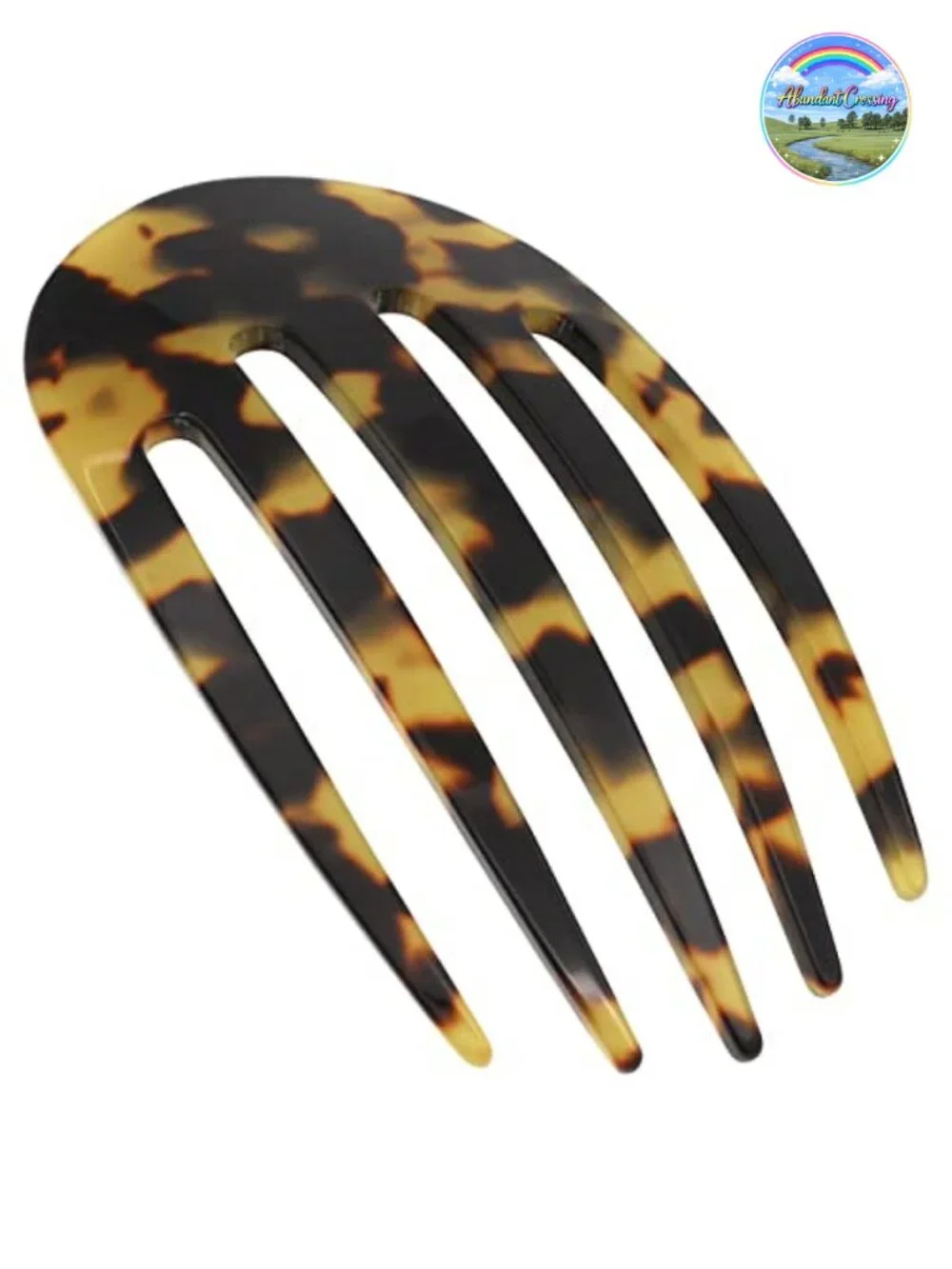 Handmade Cellulose Acetate French Hair Combs for Women, Strong Hold Side Combs